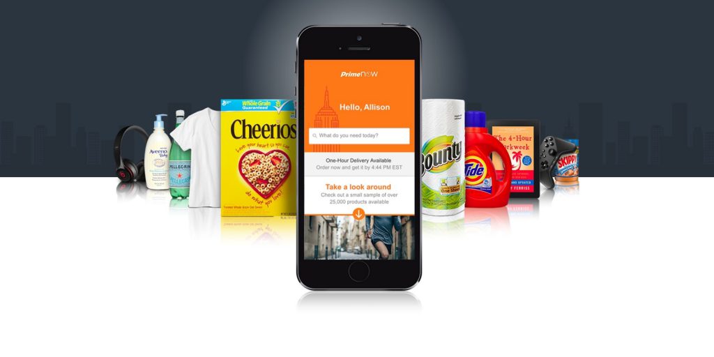 Amazon Launch Free One-Hour Restaurant Delivery as Part of Prime Now in London