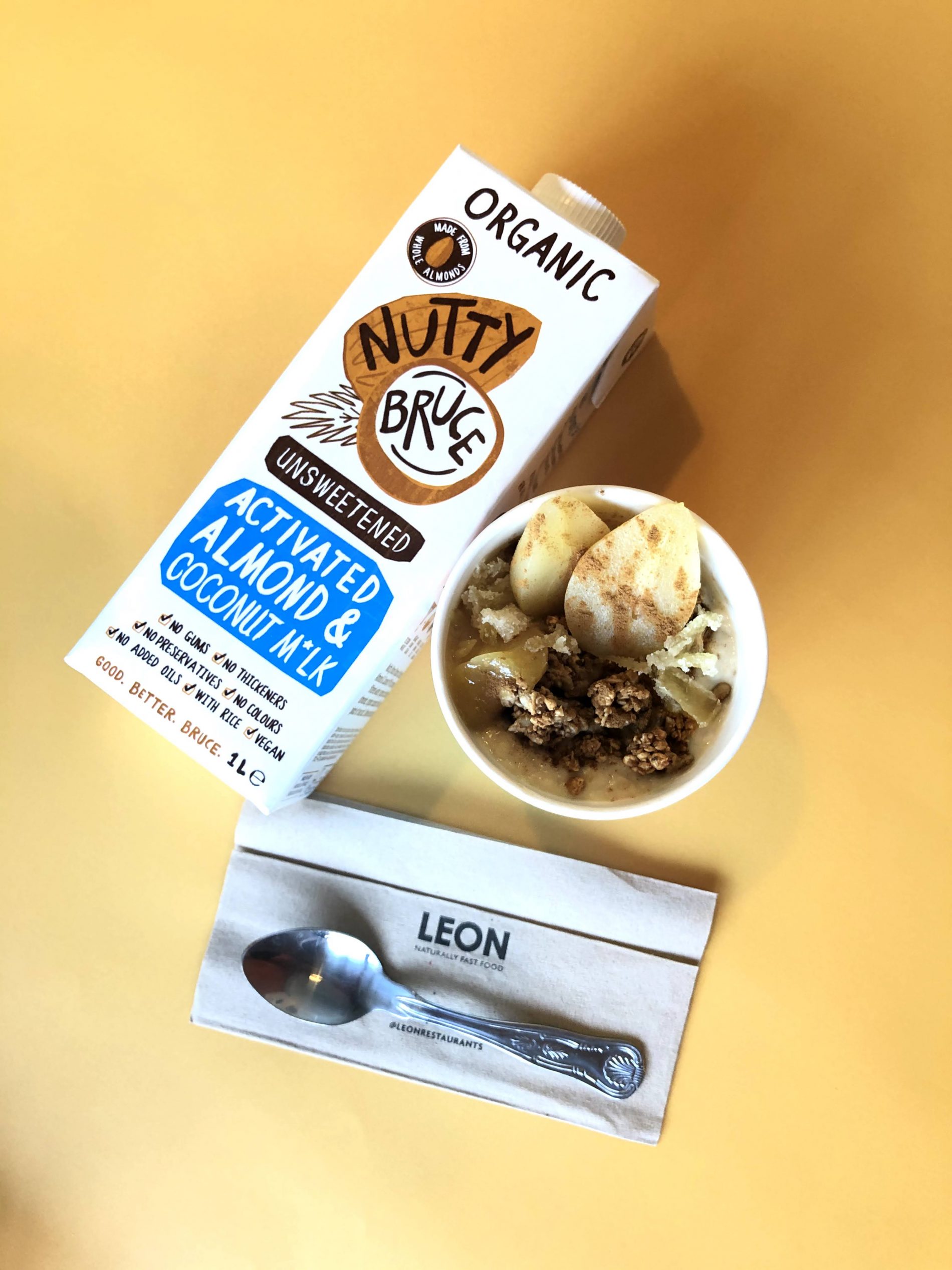 Nutty Bruce and LEON Launch First Porridge with Activated Almond M*lk on the High Street