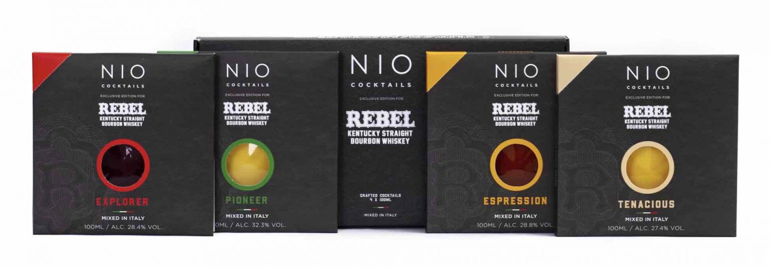 NIO Cocktails Launches Limited-Edition Rebel Bourbon Whiskey Cocktail Collection for Father’s Day