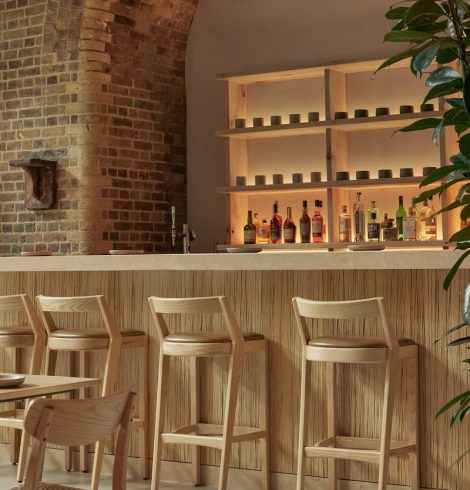 A-nrd Studio create a sleek minimalist interior for new West African restaurant Akara in Borough Yards