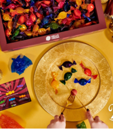 HELLOFRESH SERVES UP A WILLY WONKA-INSPIRED SIX-COURSE CHRISTMAS DINNER IN CANDY FORM, TO CELEBRATE THE RELEASE OF WARNER BROS. PICTURES’ WONKA