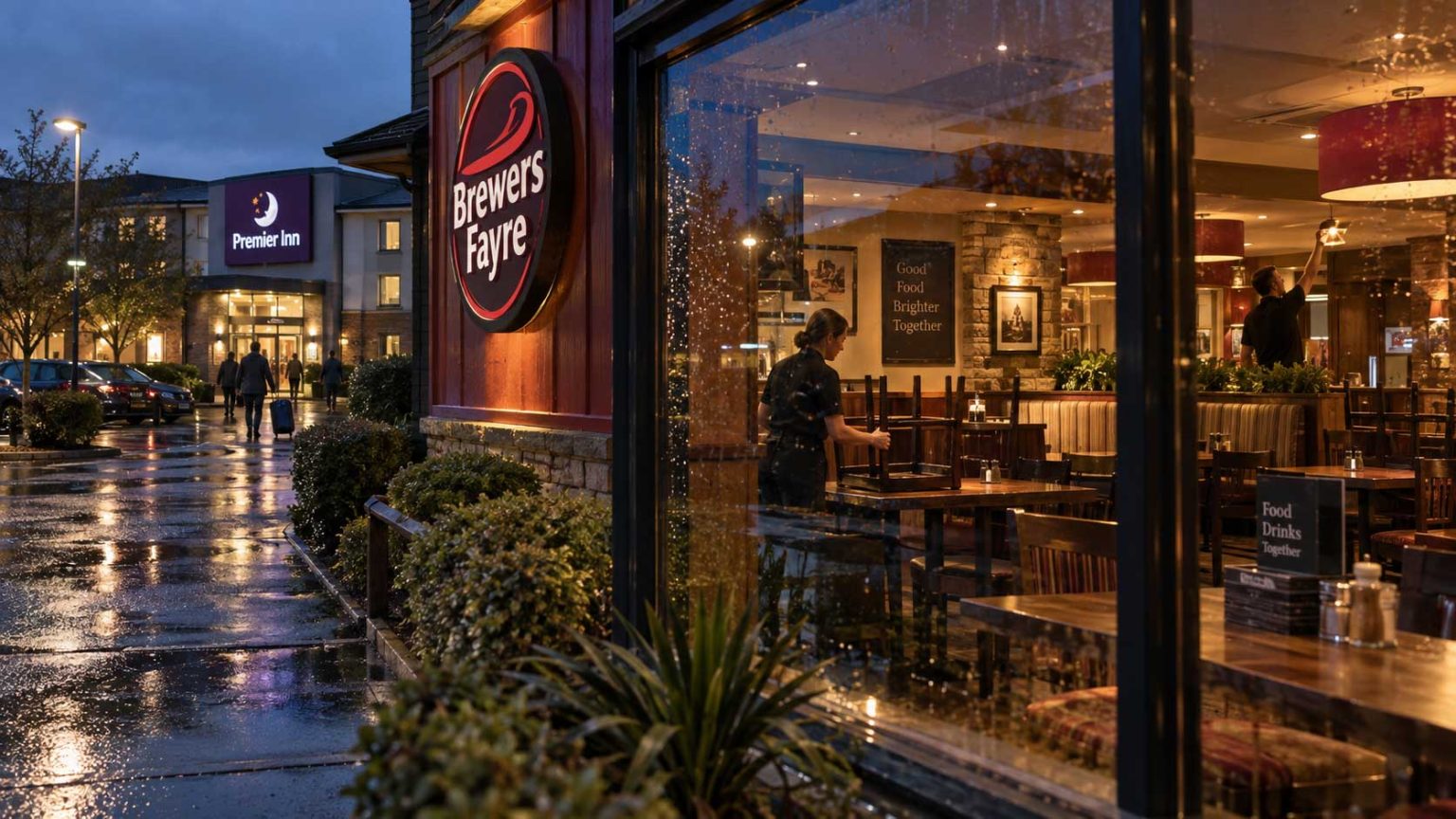 Brewers Fayre restaurant closures across the UK in September 2026