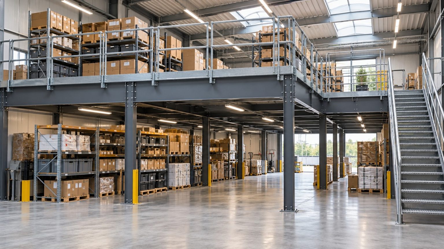 How to Save Space on the Mezzanine Floor save space on a mezzanine floor